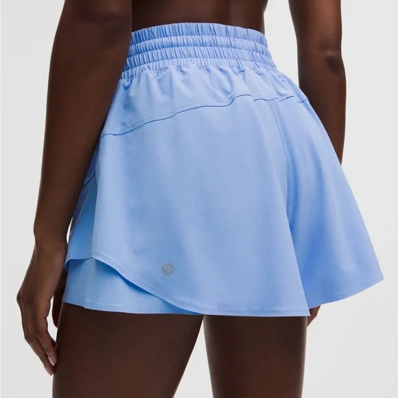 Serene Blue Lululemon Shake It Out High Rise Shorts 2.5” NWT Athletic Shorts - Picture 4 of 10